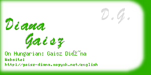diana gaisz business card